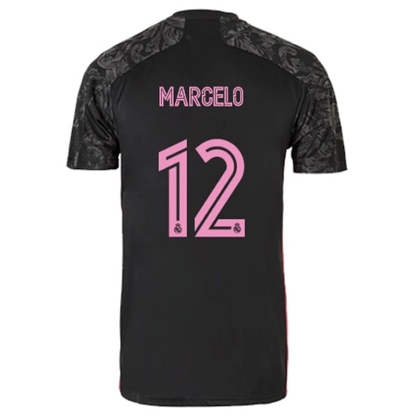 Camiseta Real Madrid 3ª NO.12 Marcelo 2020-2021 Negro